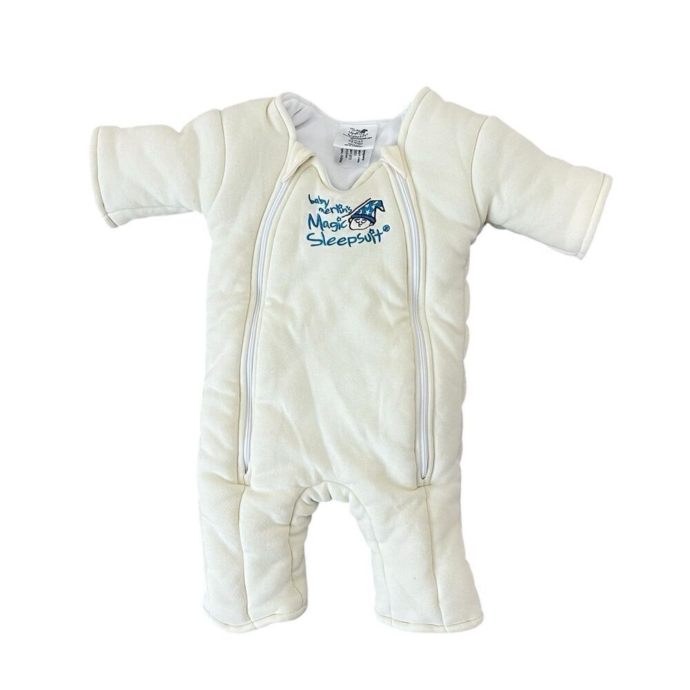 Baby Merlin's Magic Sleepsuit Size Small 3-6 Months 12-18 LBS Light Yellow